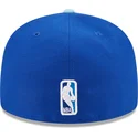 casquette-plate-bleue-ajustee-59fifty-the-elements-water-pin-los-angeles-lakers-nba-new-era