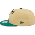 casquette-plate-beige-et-verte-ajustee-59fifty-the-elements-earth-pin-new-york-yankees-mlb-new-era