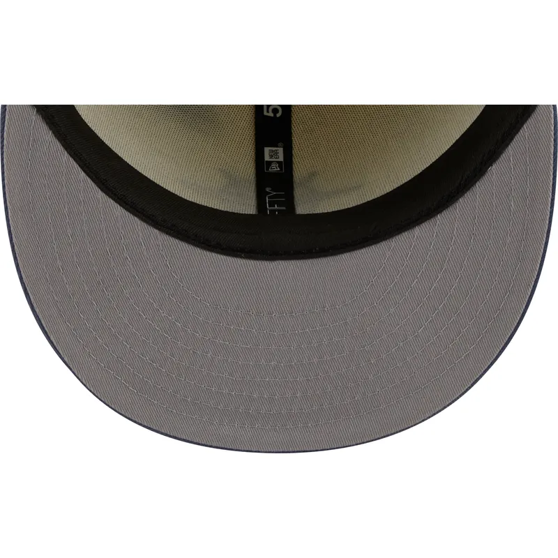 graue-und-blaue-anliegende-flat-cap-59fifty-the-elements-air-pin-der-seattle-mariners-mlb-von-new-era