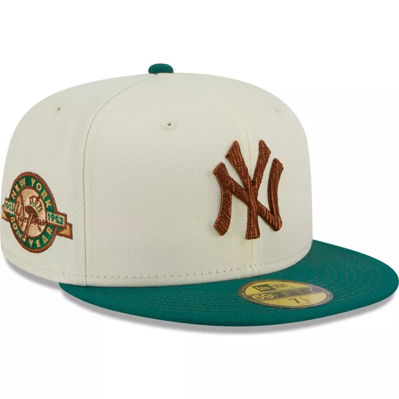 New Era Caps Oakland Athletics Camp Fitted Hat Beige/Green