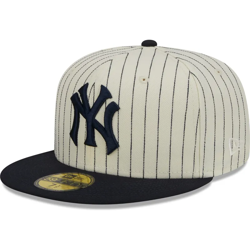 petten-plat-beige-fitted-59fifty-retro-script-van-new-york-yankees-mlb-van-new-era