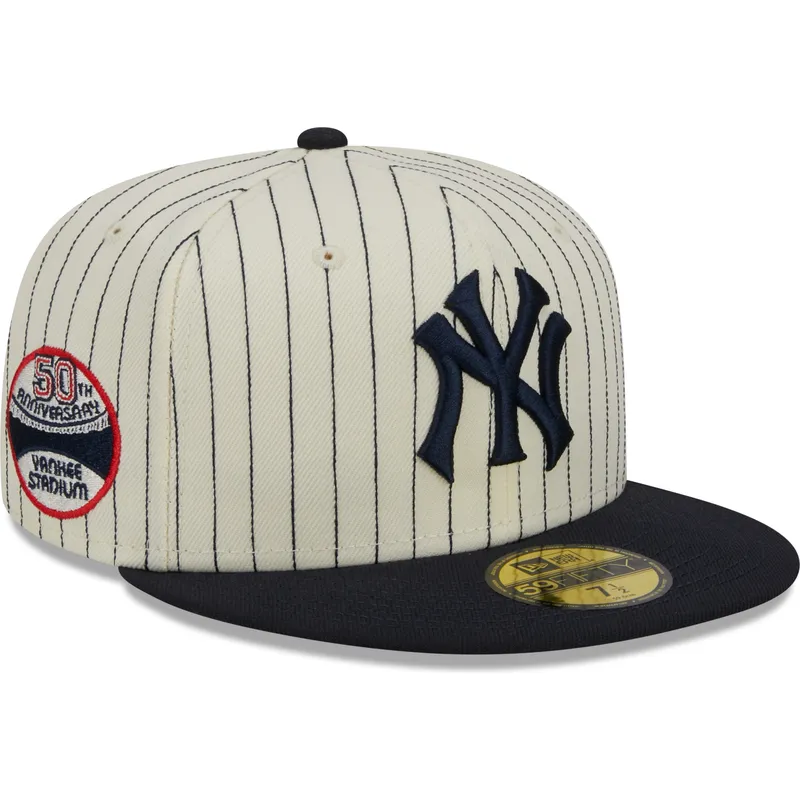 petten-plat-beige-fitted-59fifty-retro-script-van-new-york-yankees-mlb-van-new-era