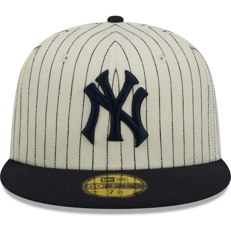petten-plat-beige-fitted-59fifty-retro-script-van-new-york-yankees-mlb-van-new-era