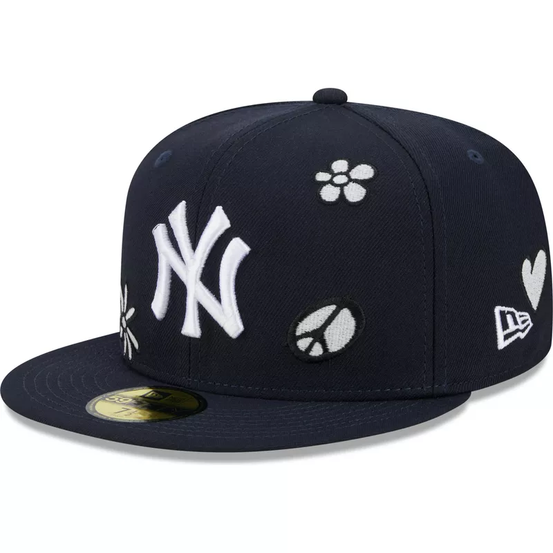 New Era Flat Brim 59FIFTY Farm Team New York Yankees MLB Grey and