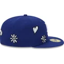 casquette-plate-bleue-ajustee-59fifty-sunlight-pop-los-angeles-dodgers-mlb-new-era