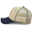 gorra-trucker-beige-y-azul-marino-9forty-a-frame-all-day-trucker-de-boston-red-sox-mlb-de-new-era