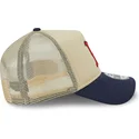 gorra-trucker-beige-y-azul-marino-9forty-a-frame-all-day-trucker-de-boston-red-sox-mlb-de-new-era