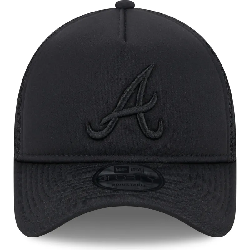 petten-gebogen-zwart-snapback-9forty-a-frame-all-day-van-atlanta-braves-mlb-van-new-era
