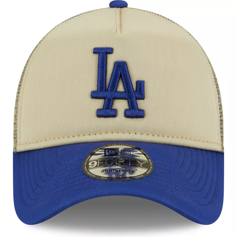 Blue New Era MLB 9FORTY LA Dodgers Trucker Cap