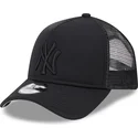 casquette-trucker-noire-avec-logo-noir-9forty-a-frame-all-day-trucker-new-york-yankees-mlb-new-era