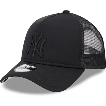 Petten gebogen zwart snapback 9FORTY A Frame All Day van New York Yankees MLB van New Era