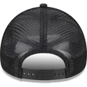 schwarze-trucker-kappe-mit-schwarzem-logo-9forty-a-frame-all-day-trucker-der-new-york-yankees-mlb-von-new-era