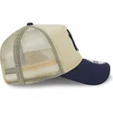 gorra-trucker-beige-y-azul-marino-9forty-a-frame-all-day-trucker-de-new-york-yankees-mlb-de-new-era