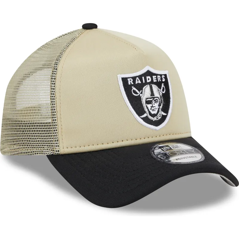 petten-gebogen-beige-snapback-9forty-a-frame-all-day-van-las-vegas-raiders-nfl-van-new-era
