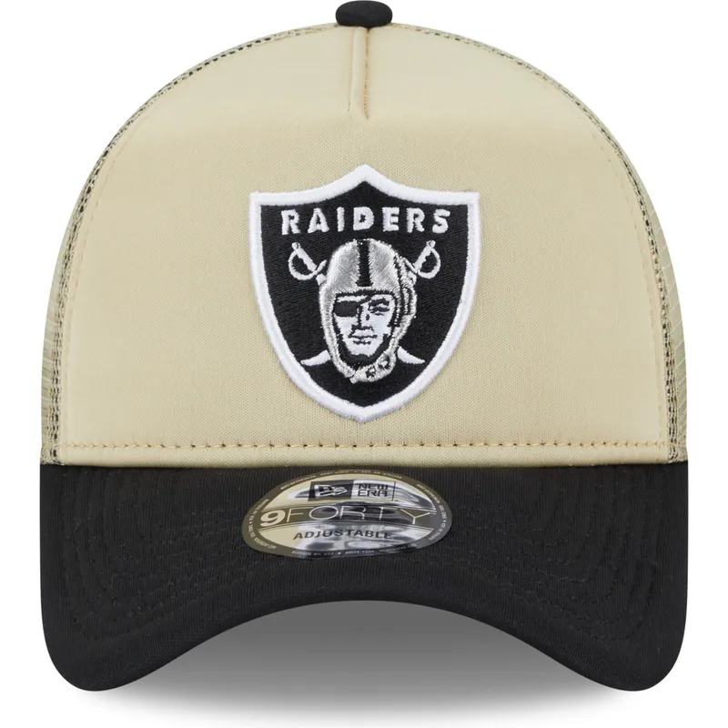 petten-gebogen-beige-snapback-9forty-a-frame-all-day-van-las-vegas-raiders-nfl-van-new-era