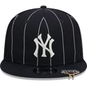 casquette-plate-bleue-marine-snapback-9fifty-pinstripe-visor-clip-new-york-yankees-mlb-new-era