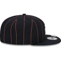 casquette-plate-bleue-marine-snapback-9fifty-pinstripe-visor-clip-detroit-tigers-mlb-new-era