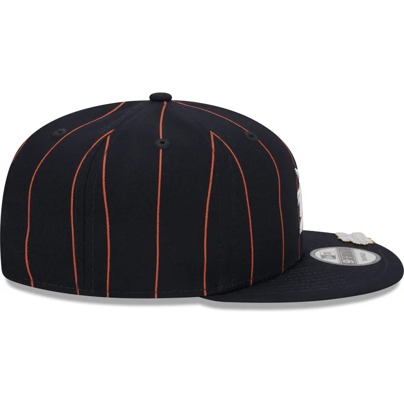 marinebla-flat-snapback-kasket-9fifty-pinstripe-visor-clip-fra-detroit-tigers-mlb-fra-new-era
