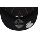 casquette-plate-bleue-marine-snapback-9fifty-pinstripe-visor-clip-detroit-tigers-mlb-new-era