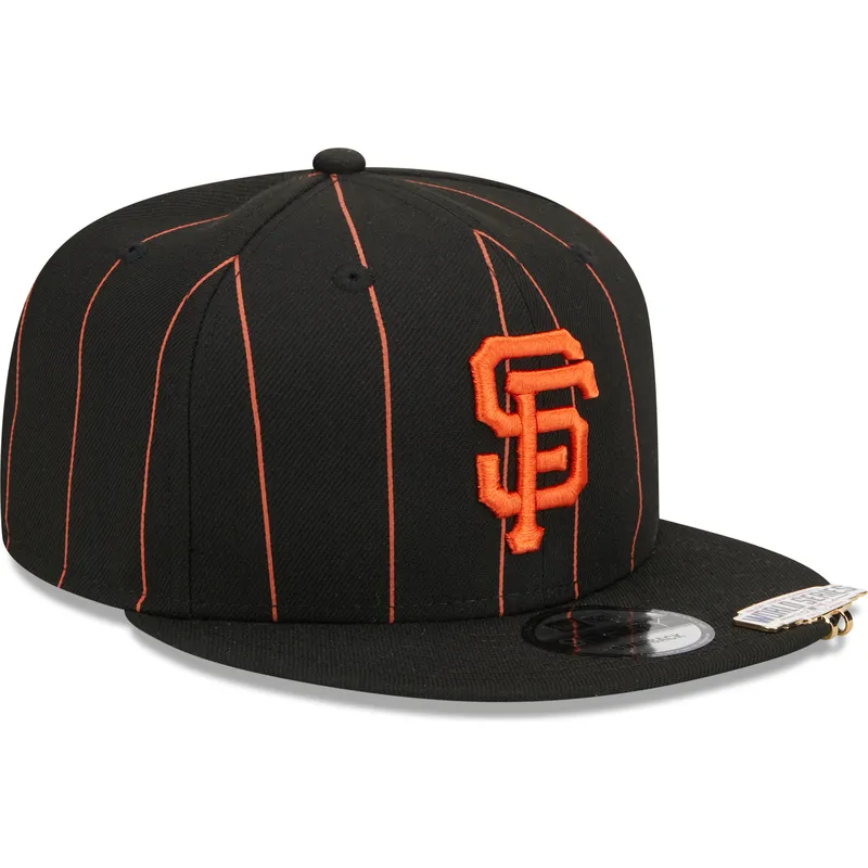 petten-plat-zwart-snapback-9fifty-pinstripe-visor-clip-van-san-francisco-giants-mlb-van-new-era