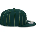 casquette-plate-verte-snapback-9fifty-pinstripe-visor-clip-oakland-athletics-mlb-new-era