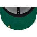 casquette-plate-verte-snapback-9fifty-pinstripe-visor-clip-oakland-athletics-mlb-new-era