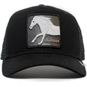 casquette-trucker-noire-cheval-high-rider-ride-high-the-farm-goorin-bros