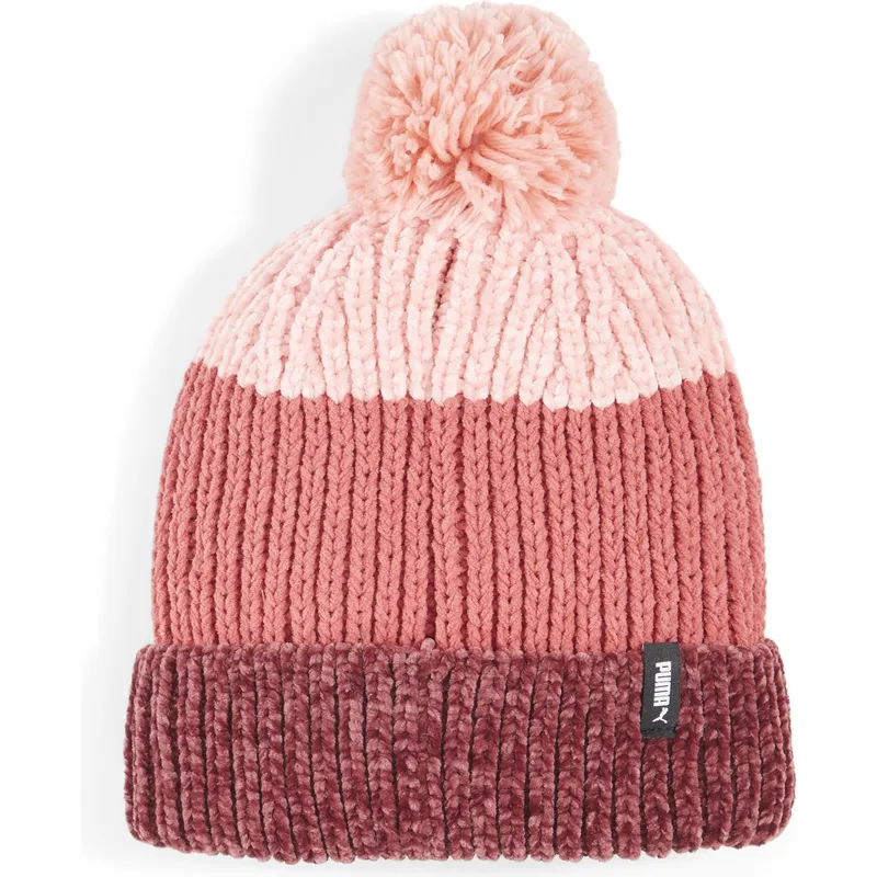 mutsen-gebogen-pompon-rood-van-puma