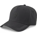 svart-justerbar-bojd-keps-med-svart-sptwr-style-logga-fran-ferrari-formula-1-av-puma