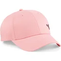 casquette-courbee-rose-ajustable-metal-cat-smooth-puma