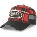 gorra-trucker-roja-y-negra-ajustable-cla3-de-von-dutch