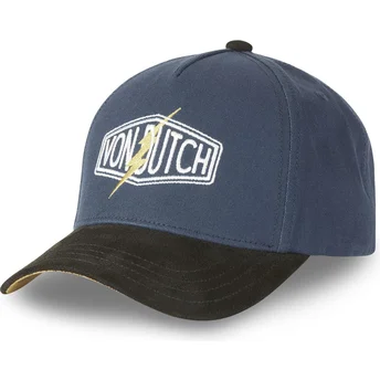 Casquette courbée bleue marine et noire ajustable FLA3 Von Dutch