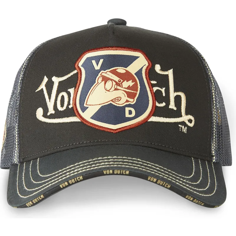 petten-gebogen-zwart-snapback-van-von-dutch