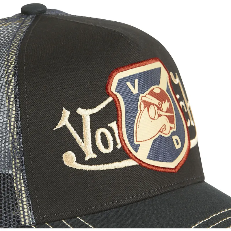 petten-gebogen-zwart-snapback-van-von-dutch