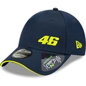 gorra-curva-azul-marino-ajustable-9forty-repreve-flawless-de-valentino-rossi-vr46-motogp-de-new-era