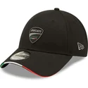 petten-gebogen-zwart-verstelbare-band-9forty-repreve-flag-sandwich-van-ducati-motor-motogp-van-new-era