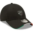 petten-gebogen-zwart-verstelbare-band-9forty-repreve-flag-sandwich-van-ducati-motor-motogp-van-new-era