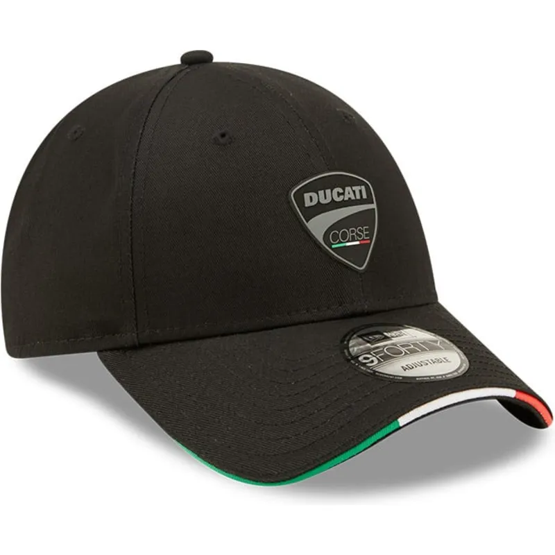 petten-gebogen-zwart-verstelbare-band-9forty-repreve-flag-sandwich-van-ducati-motor-motogp-van-new-era petten-gebogen-zwart-verstelbare-band-9forty-repreve-flag-sandwich-van-ducati-motor-motogp-van-new-era