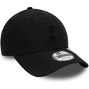 schwarze-verstellbare-curved-cap-mit-schwarzem-logo-9forty-repreve-von-tottenham-hotspur-football-club-premier-league-von-new-er