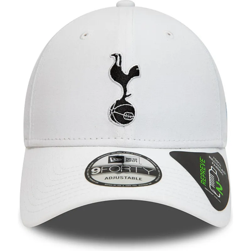casquette-courbee-blanche-ajustable-9forty-repreve-tottenham-hotspur-football-club-premier-league-new-era