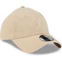 casquette-courbee-beige-ajustable-casual-classic-stickman-manchester-united-football-club-premier-league-new-era