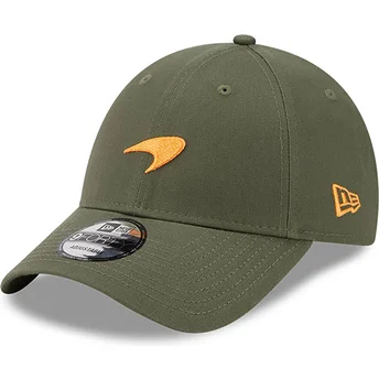 Gorra curva verde ajustable 9FORTY Seasonal de McLaren Racing Formula 1 de New Era