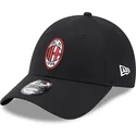 svart-justerbar-kurvad-keps-9forty-core-fran-ac-milan-serie-a-av-new-era