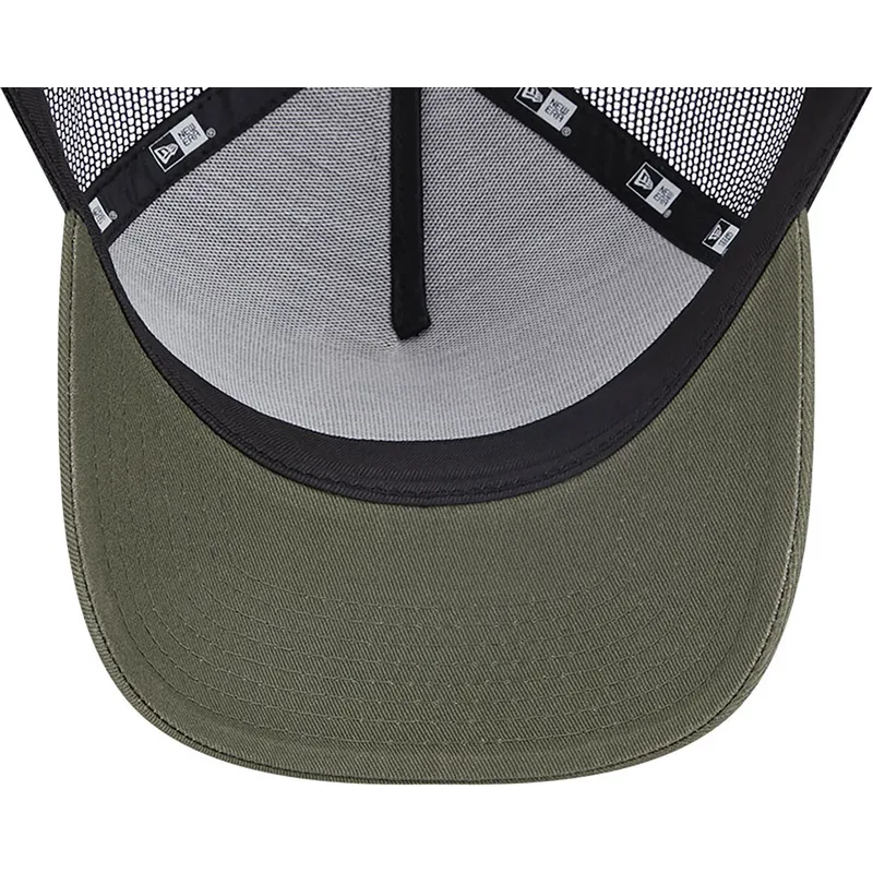 Caps New Era Cord Green A-Frame Trucker Cap New Olive/ Black