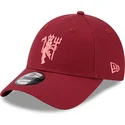 gorra-curva-roja-ajustable-con-logo-rojo-9forty-seasonal-de-manchester-united-football-club-premier-league-de-new-era