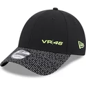 gorra-curva-negra-ajustable-9forty-reflective-visor-de-valentino-rossi-vr46-motogp-de-new-era
