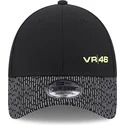 casquette-courbee-noire-ajustable-9forty-reflective-visor-valentino-rossi-vr46-motogp-new-era