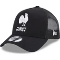 gorra-trucker-negra-a-frame-monochrome-de-french-rugby-federation-ffr-de-new-era