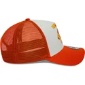 gorra-trucker-blanca-y-naranja-hot-sauce-a-frame-food-de-new-era