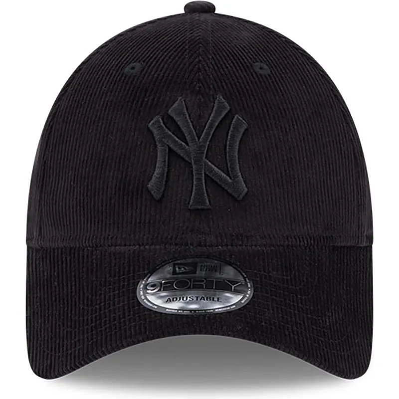 petten-gebogen-zwart-verstelbaar-9forty-cord-van-new-york-yankees-mlb-van-new-era petten-gebogen-zwart-verstelbaar-9forty-cord-van-new-york-yankees-mlb-van-new-era